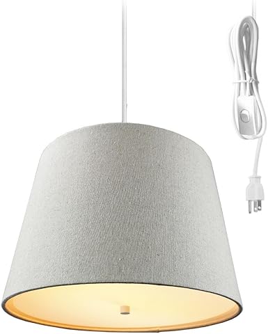 2 Light Plug In Pendant Light By Home Concept Hanging Swag Lamp