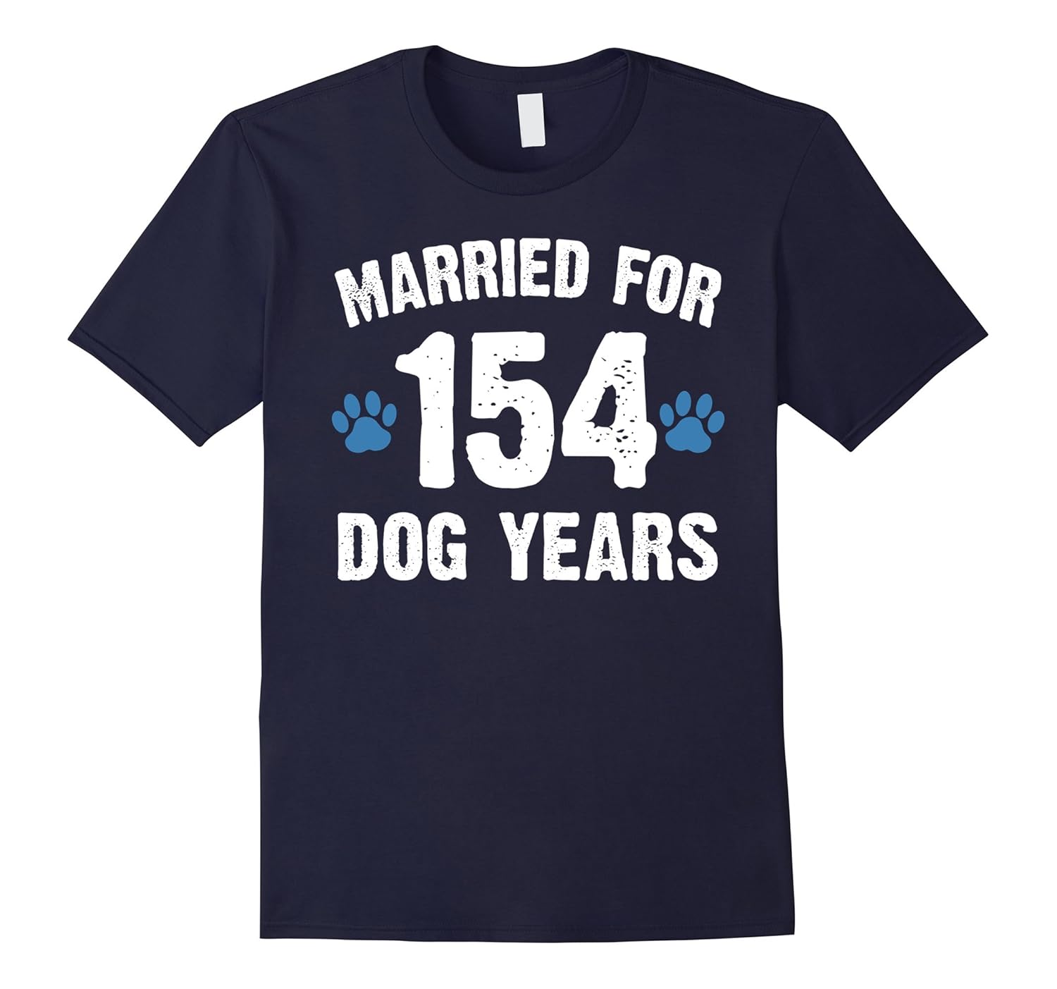 Married For 154 Dog Years 22nd Wedding Anniversary T-Shirts-Art