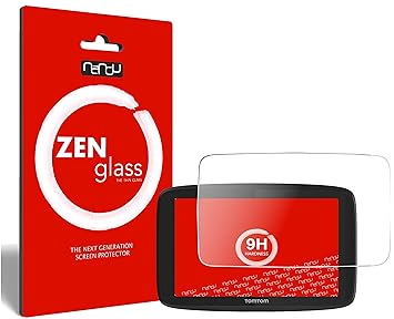 ZenGlass (2 Stück) Flexible Glas-Folie für Tomtom Go 5100 Panzerfolie I Display-Schutzfolie 9H
