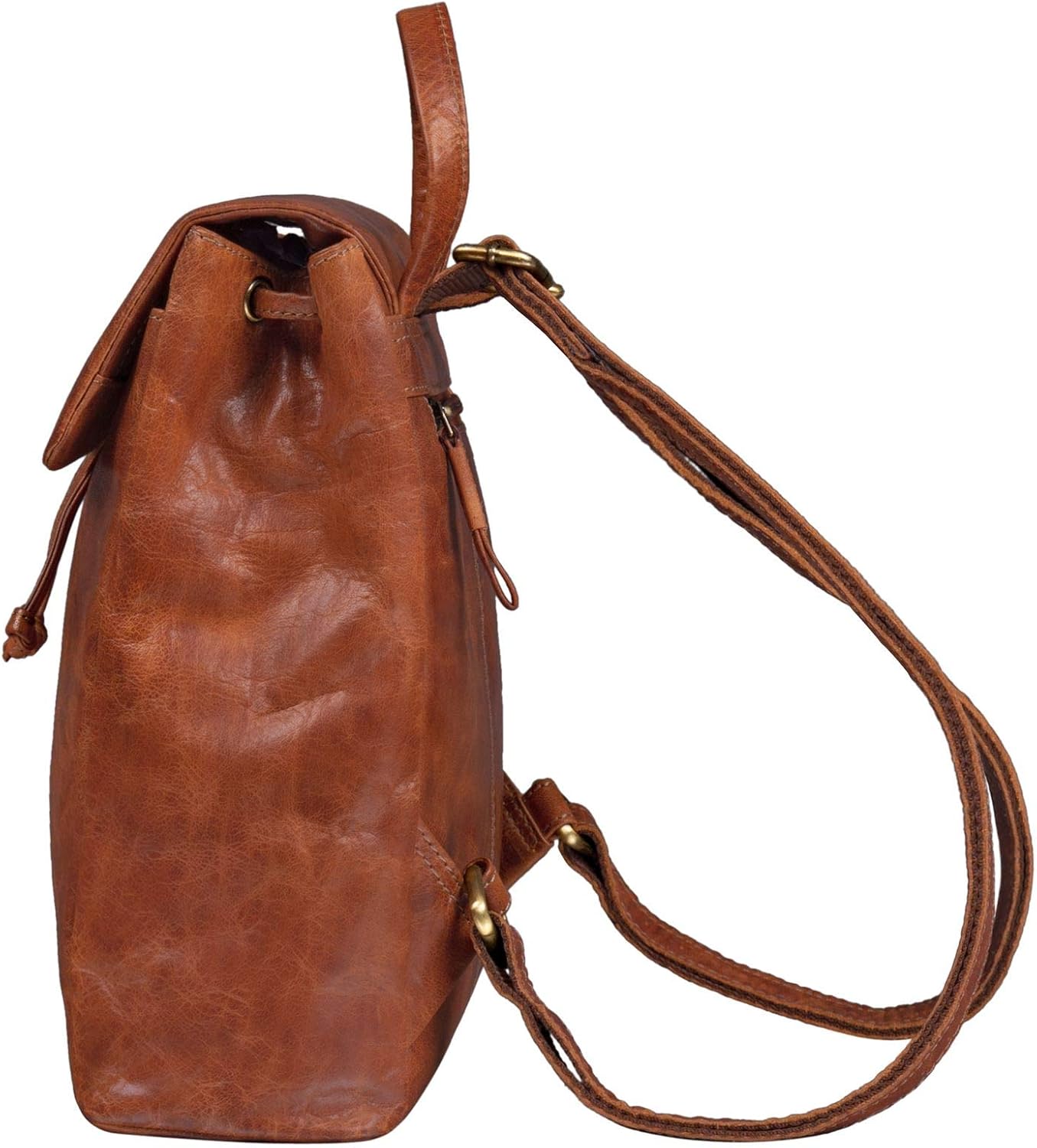 STILORD 'Anita' Women's City Daypack Leather Small Backpack Vintage Handbag for iPad 9.7 Inch Ladies Daypack City Shopping Genuine leather - Image 5