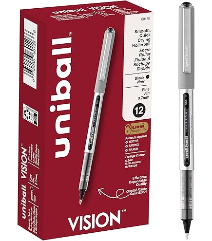 Onyx Penna A Sfera Roller A Bastoncino – Inchiostro Blu, Punta Fine, Confezione Da 12 Pezzi - 5