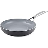 GreenPan Paris 8 Inch Ceramic Non-Stick Fry Pan, Grey -