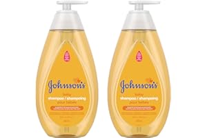 Johnson's Baby Shampoo, Paraben and Tear Free and Mild, Pack of 2 (total 1200ml)