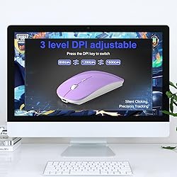 Bluetooth Wireless Mouse Rechargeable Silent Mouse