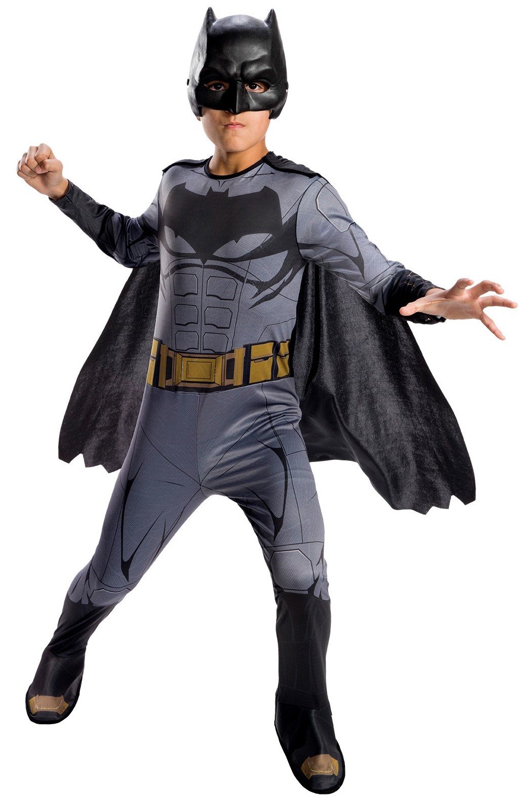 Rubies Boys Girls Fancy Dress Costume Batman Costume Printed Outfit with Cape and Mask Included, Size M