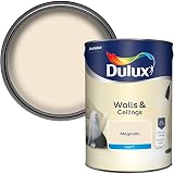 Dulux Matt Emulsion Paint For Walls And Ceilings Magnolia 5 Litres