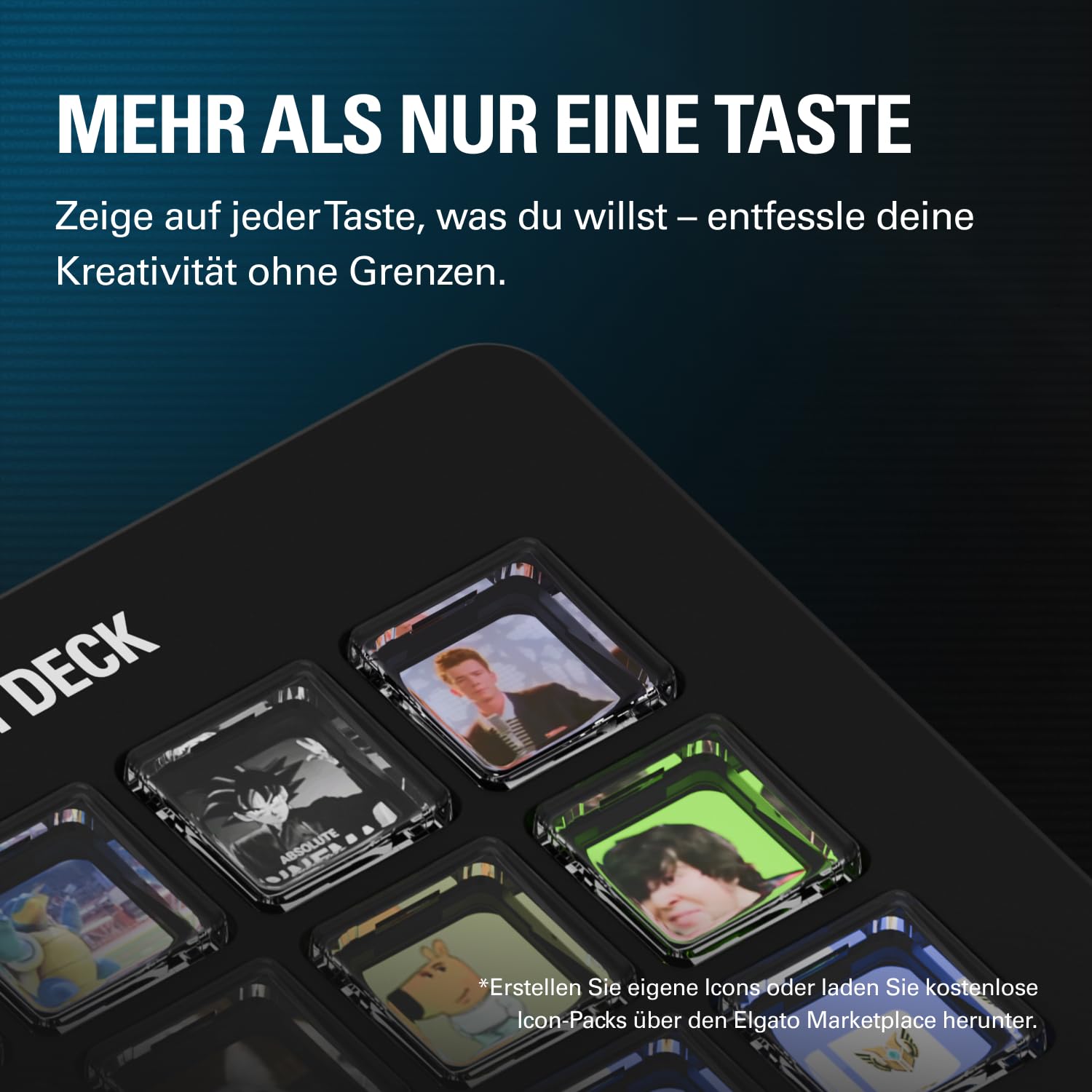 Elgato Stream Deck Scissor Keys – Workflow-Controller mit anpassbaren Makrotasten für OBS, Twitch, Discord, Teams, Photoshop und mehr: Windows 10, macOS 13 oder neuer 7