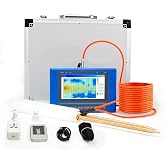 PQWT TC150 Underground Water Detector for Well Drilling Point Locate | 150M Depth Optional Aquifer Scanner for Borehole Multi Frequency Water Vein Finder for Geological Exploration