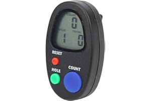 Golf Electronic Handheld Counter, Digital Display Number Clicker, Portable Finger Counter with Adjustable Snap Button, Lightw