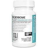 Microbiome Plus Prebiotics scFOS Prebiotic Fiber, Boosts Probiotic Benifits, GI Digestive Supplements, Allergy Safe and Gluten-Free for Men and Women (1 Month Supply) (1)