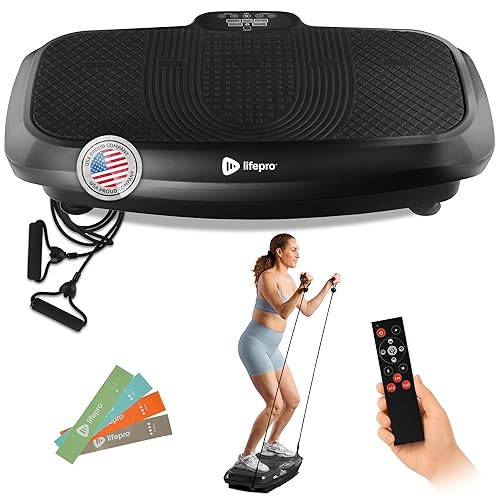 LifePro Vibration Plate Exercise Machine for Lymphatic Drainage — Whole  Body Vibration Platform with Resistance Bands for Home Workout — Low-Impact Vibrating  Plate for Body Toning in Kenya