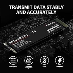 S201 2TB SSD, M.2 2280 SATA III 6Gb/s Internal