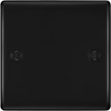 BG Electrical Single Blank Plate - British General Nexus Slim Matt Black view 2