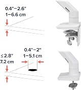 Ergotron HX Premium Heavy Duty Monitor Arm Single Monitor VESA Desk Mount 49 view 9
