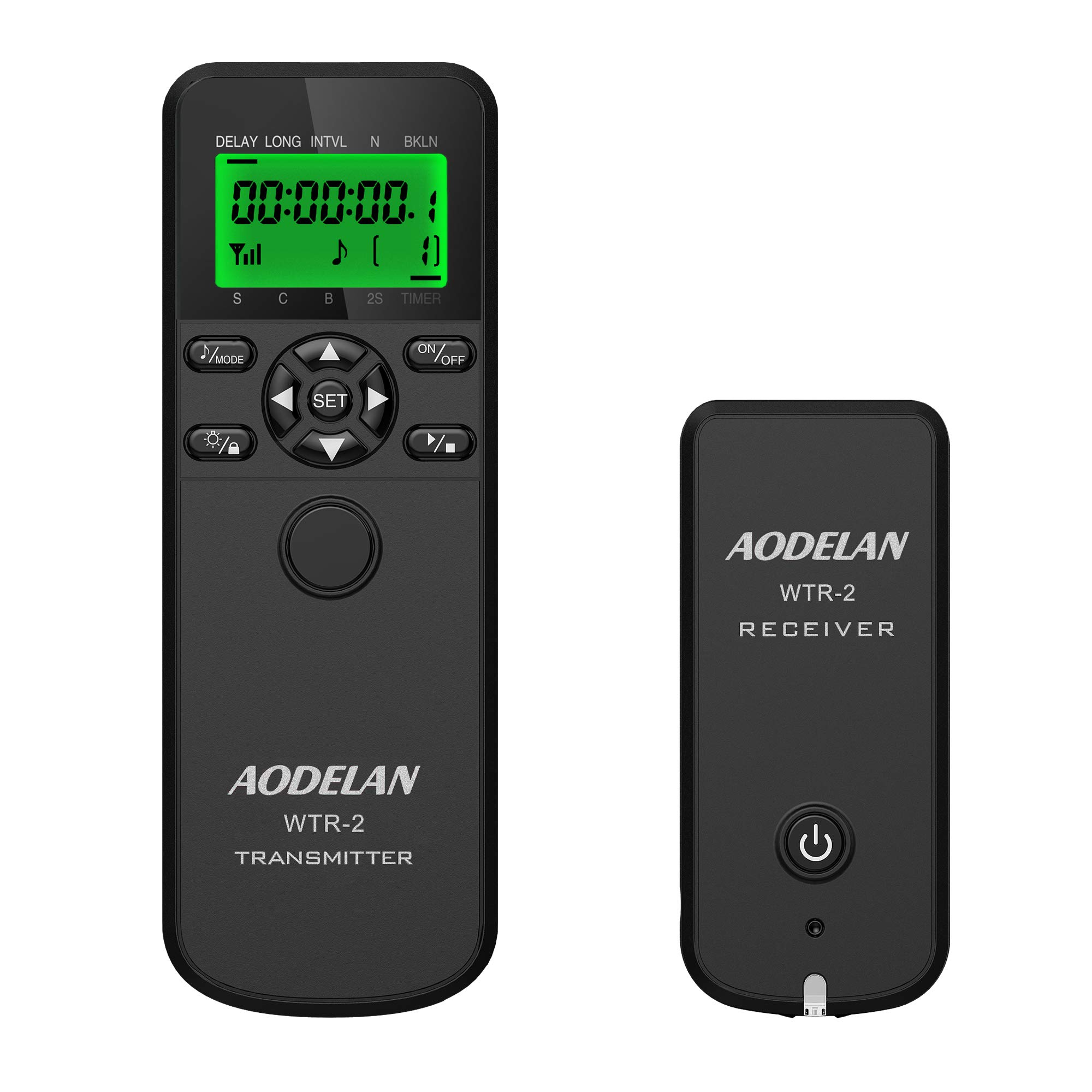 AODELAN Timer Remote Controller for Nikon Z6,Z7,D850,D810,D750,D700,D3,D4,D5,D3100,D5000,D7200,D600, D610,D3300,Coolpix P1000,Shutter Release Replace Nikon MC-36A &MC-DC2