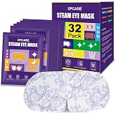 XPCARE 32 Pack Steam Eye Mask Disposable for Dry Eyes Cornea Care-Lavender | Steam Eye Mask Cornea Care Rest Self Heating Eye Mask Self Heated Steam Warm Eye Mask Disposable Heated Eye Mask