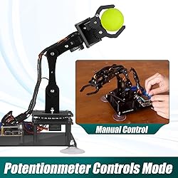 Adeept 5DOF Robotic Arm Kit Compatible with Arduino