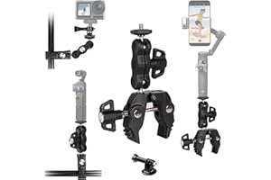 Osmo Clamp Mount Holder for DJI Osmo Mobile SE 7P 7 6 5 4 / Osmo-Pocket 3 2 1 / Osmo Action Camera 5 pro 4 3 2 1,Work on Moto
