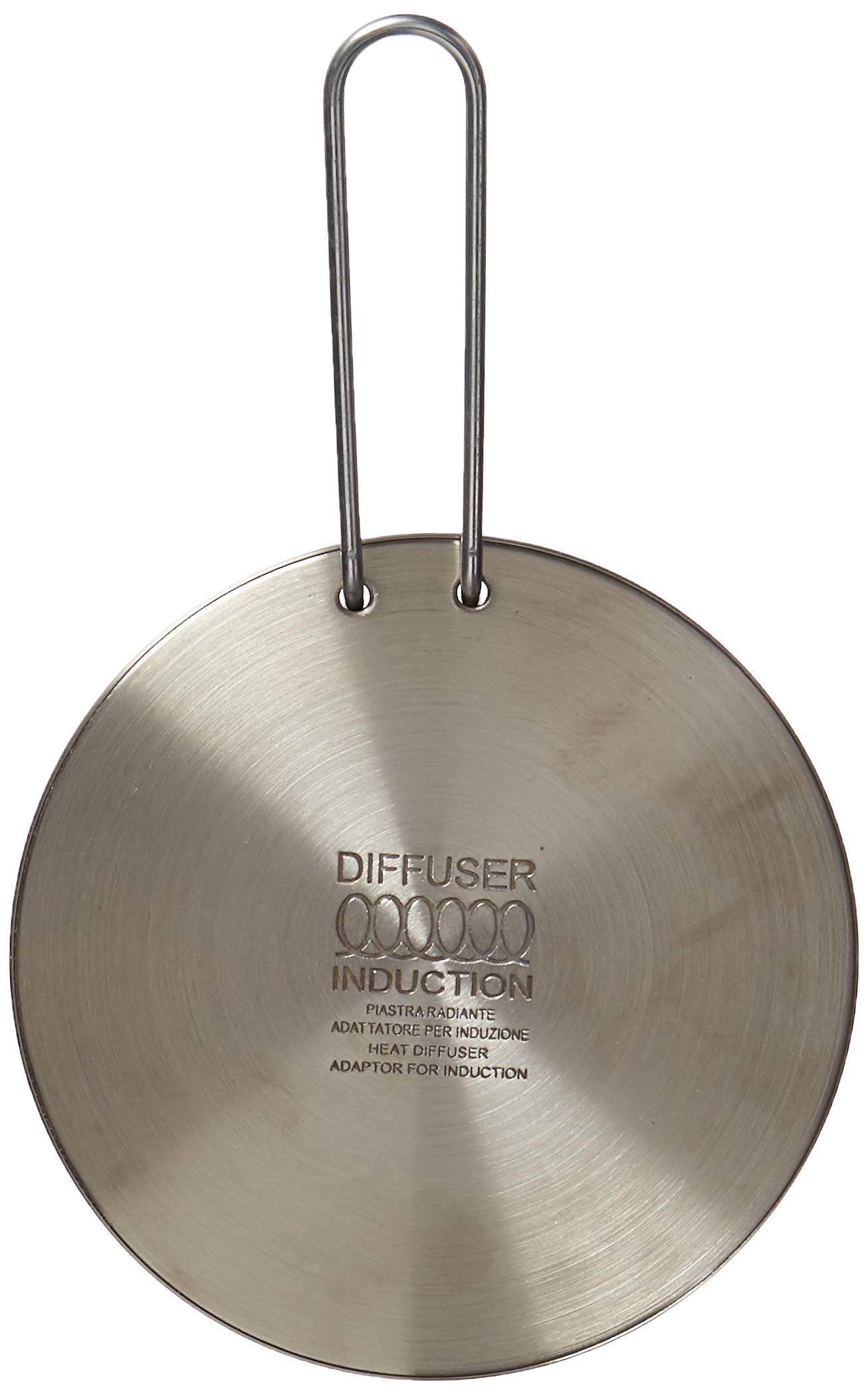 Ilsa A1200116 Paderno World Cuisine Induction Adapter, Stainless Steel, Gray,6 1/4in