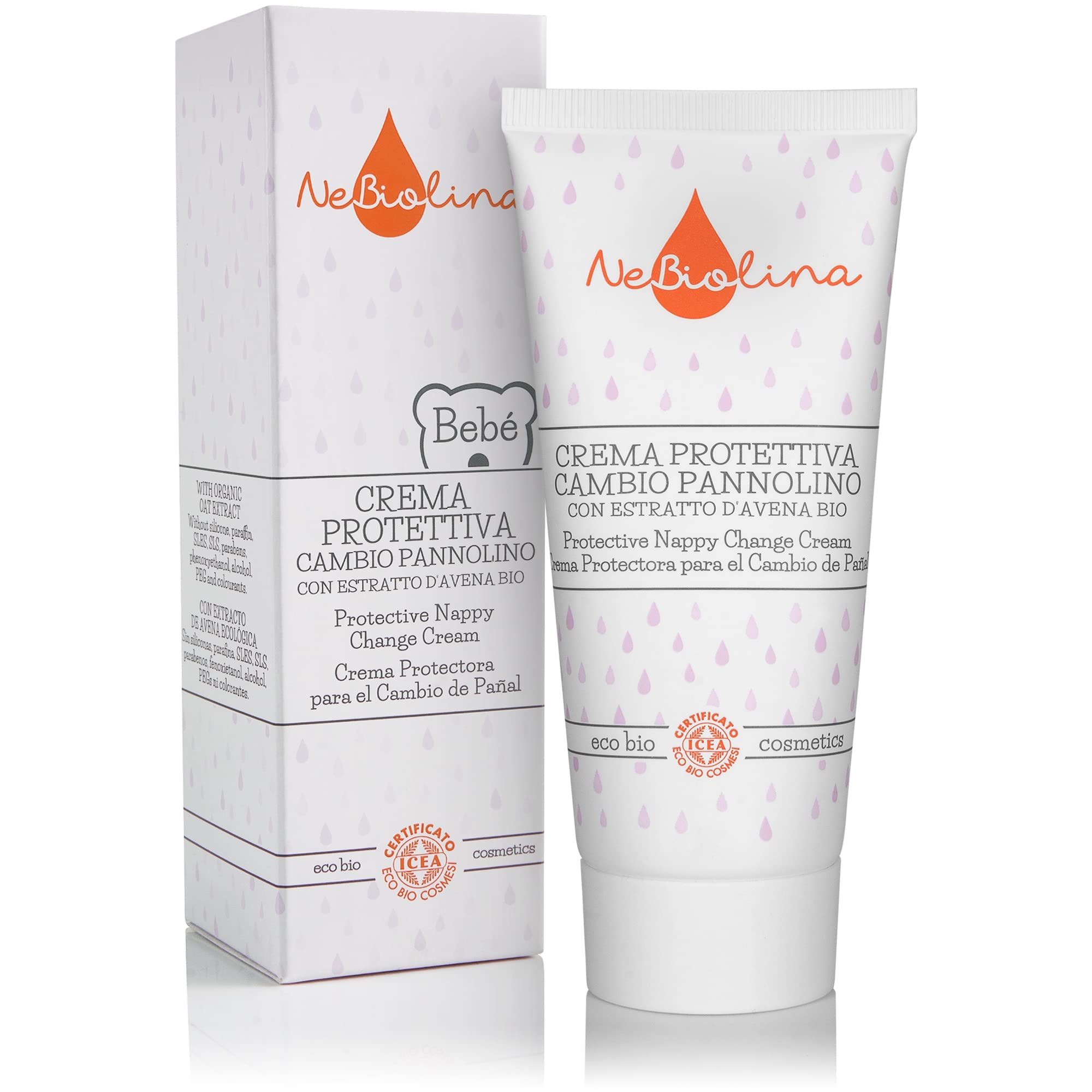Nebiolina GREENATURAL Nebiolin protective nappy change cream 100ML - NEB35