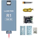 LASER TREE 1064nm Infrared Laser Module, 1W (1000mW) Output Power Laser Engraving Module for Engraving on Metal, Acrylic, Plastic - Ideal for Jewelry, Gift Making, Class4