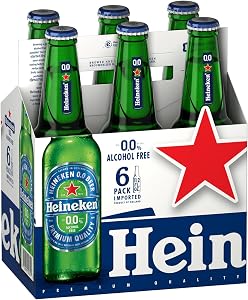 Heineken Non-alcoholic Beer, 11.2 Oz, 6 Ct