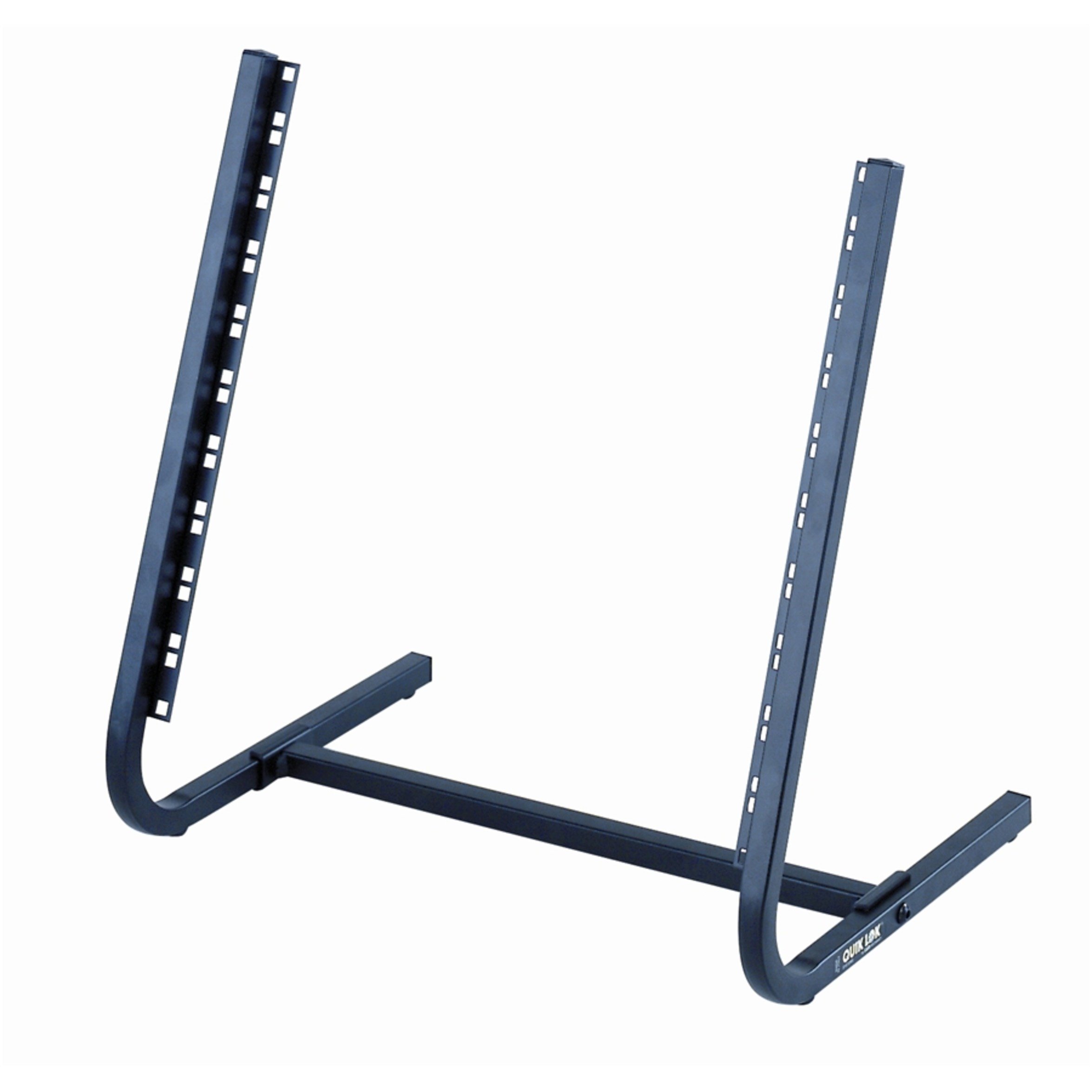 Quik Lok RS/10 EU Eu Rack Rail 10-U Desk Rack Stand - Black