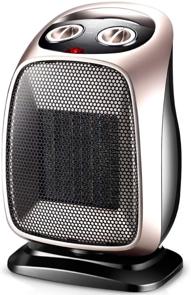Home Tabletop Ceramic Room Heater, Adjustable Thermostat, PTC Heating