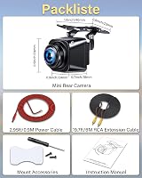 Vtopek AHD 1080P Reversing Camera 360 Rotatable 170° Wide Angle Night Vision view 8