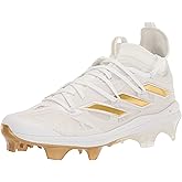 Adidas Men's Adizero Afterburner 9 NWV TPU White/Gold Metallic/Gold Metallic 14 Adult