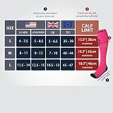 Rymora Compression Socks Women Men Pink Small UK 3-6.5 EU 35-39 Cushioned view 2