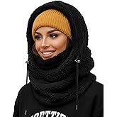 Balaclava Face Mask for Women Men Winter Hat Neck Windproof Fleece Ski Mask Warm Face Cover Scarf