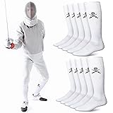 Glitopper 5 Pairs Fencing Socks for Epee Sabre and