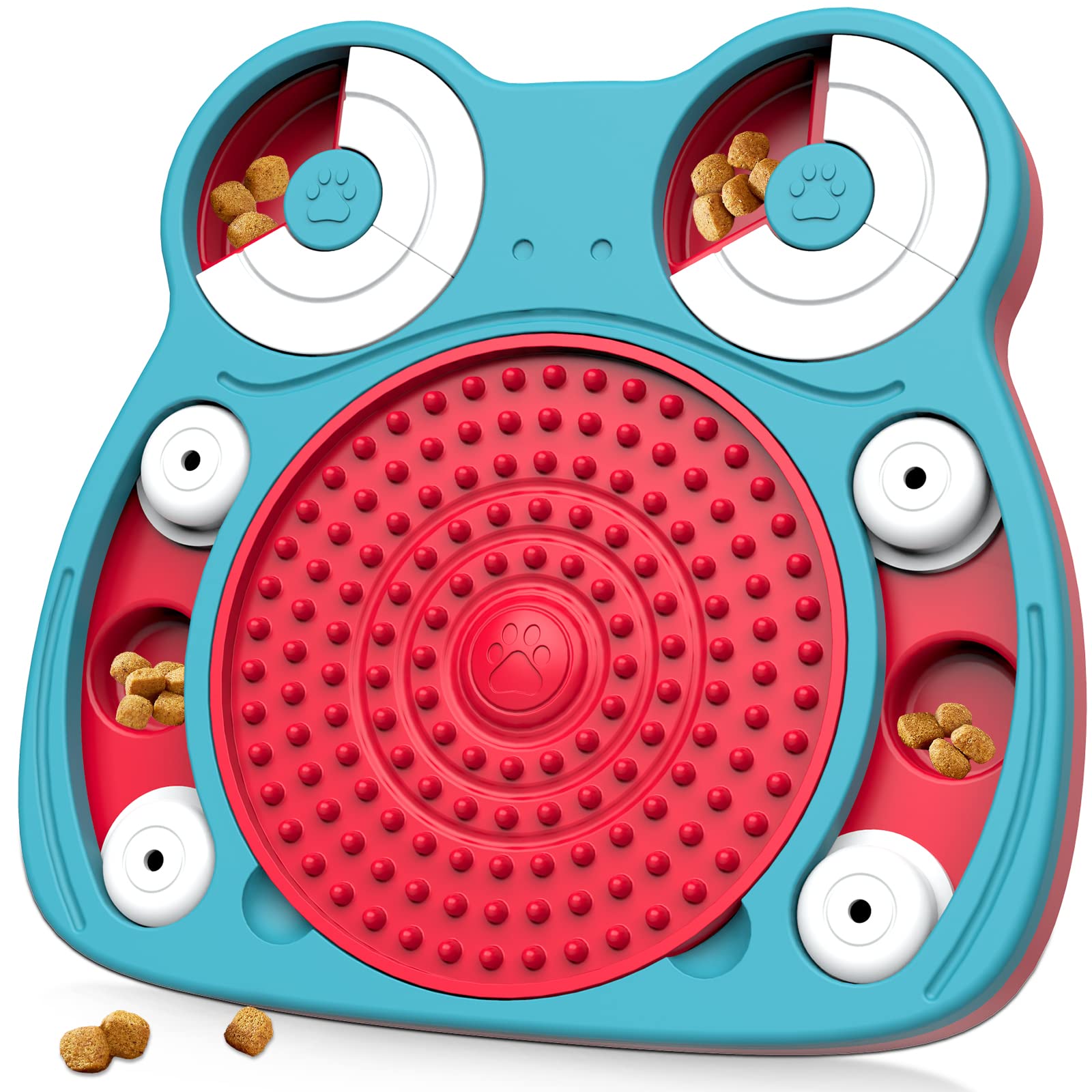 HETOO Dog Puzzle Toy: Interactive Dog Treat Toy for Mental Stimulation, Puzzle Dog Feeder for Boredom, Slow Feeder Bowl for Puppy Brain Training and Keep Them Busy, Dog Birthday Gifts