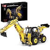 Mould King 17036 Excavator and Bulldozer 2 in 1, RC Bulldozer Building Set, APP Remote Control Truck Construction Vehicles Mo