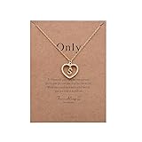Wishoney Letter S Necklace Initial Necklace Name