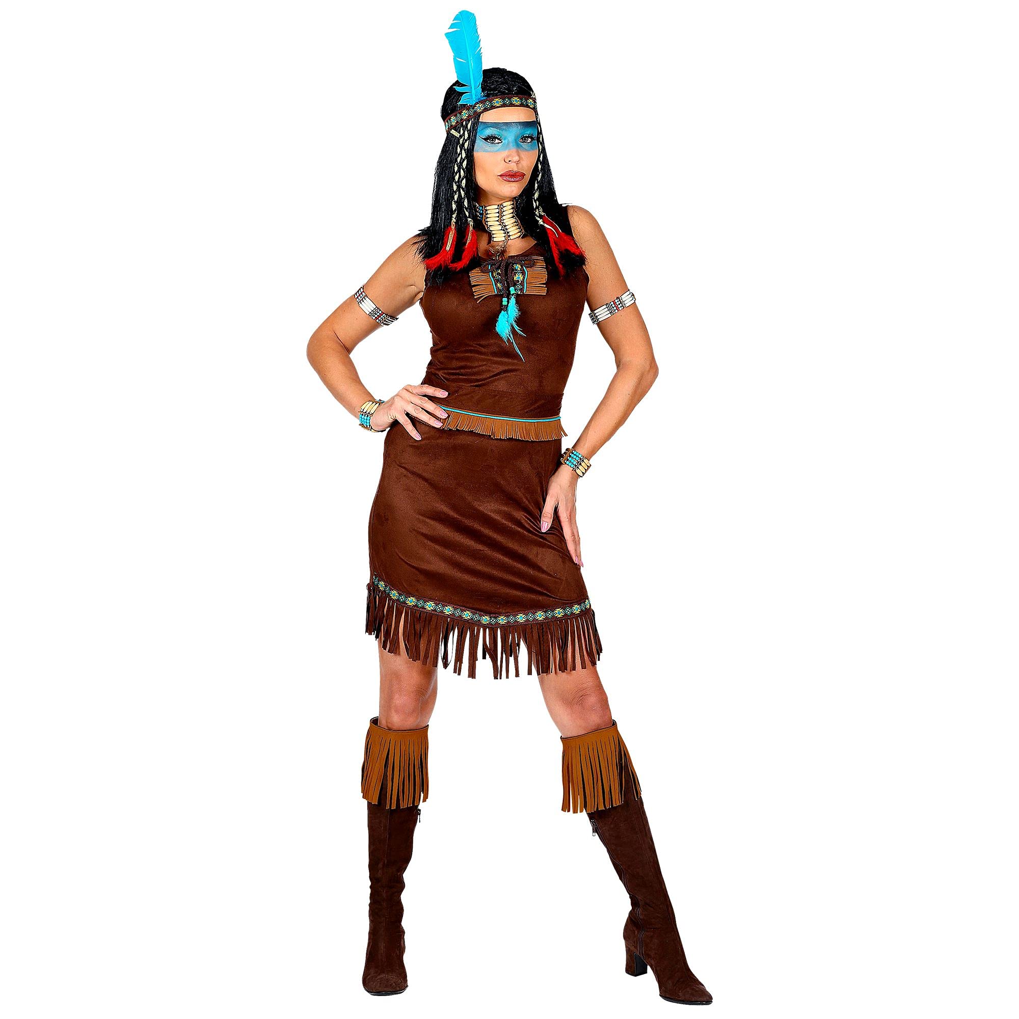 W WIDMANN MILANO Party Fashion - Indian costume, dress, chief's daughter, wild west, carnival