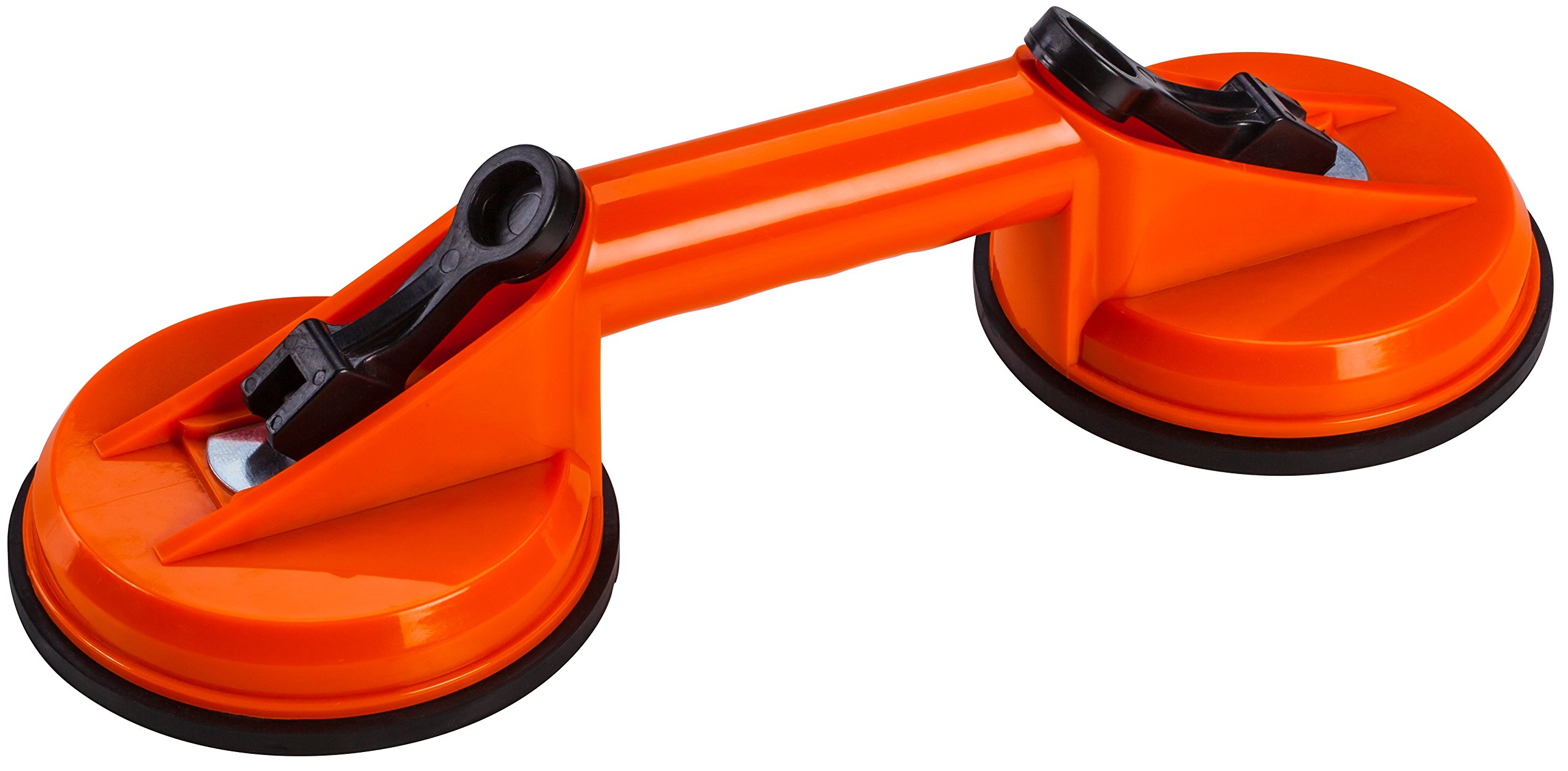 Meister Suction lifter - 50 kg load capacity - With two suction cups - Locking lever & quick release function - For transporting unwieldy & heavy objects/Vacuum lifters/Glass lifter/Rubber suction cups/4247000