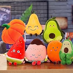 KOILLIEUS Adorable Fruit Plush Toys, Cute and Soft
