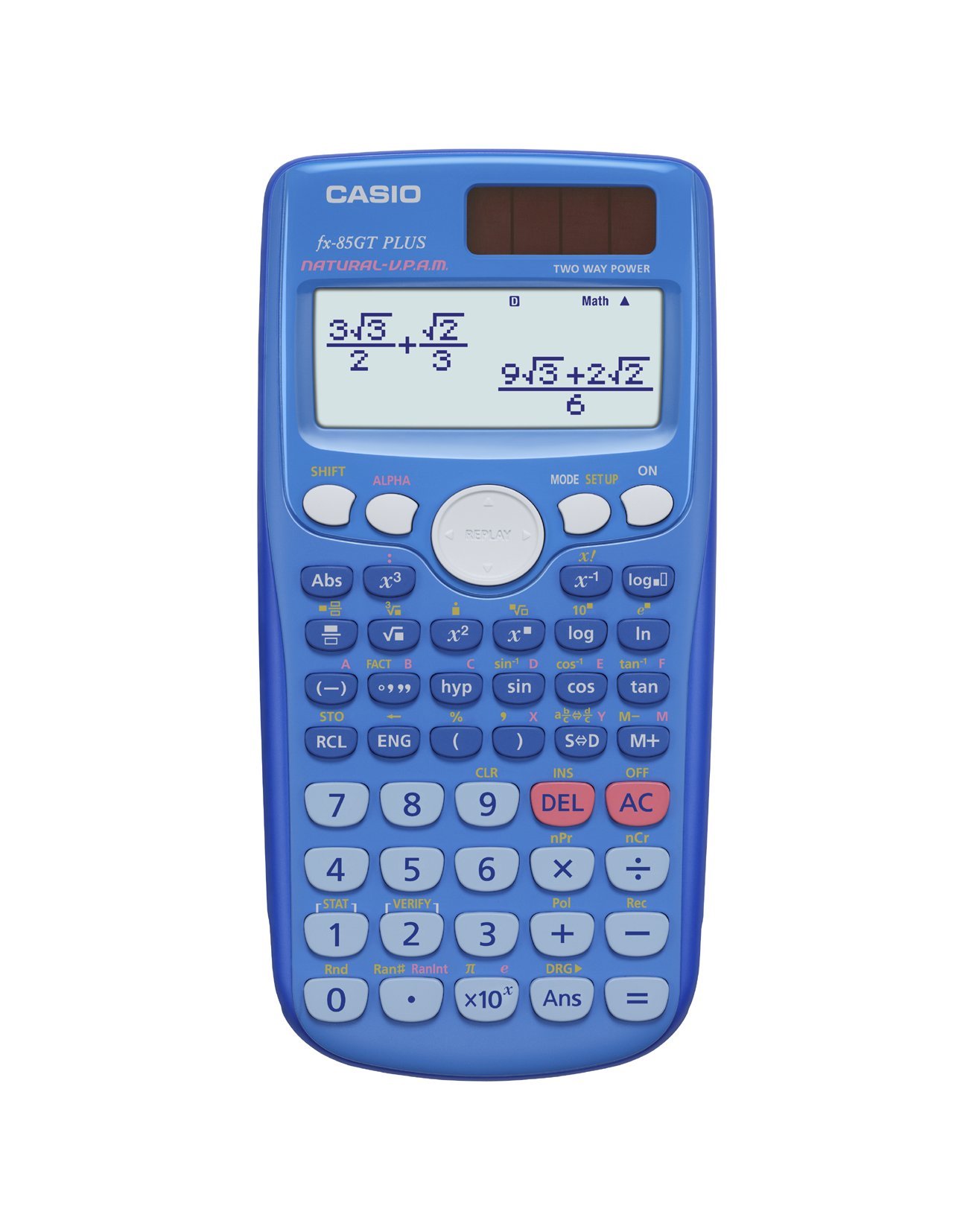 Casio FX-85GTPLUSBLUE Scientific Calculator (Old Model) replaced by the new FX-85GTX Blue
