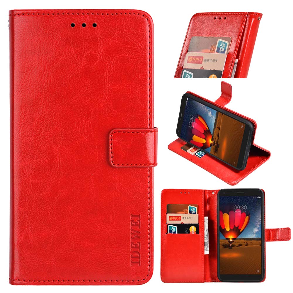 BELLA BEAR For Xiaomi Poco X5 Pro 5G Case [Card Holder] [Kickstand] [Wallet Case] Leather Flip Wallet Case for Xiaomi Poco X5 Pro 5G(Red)