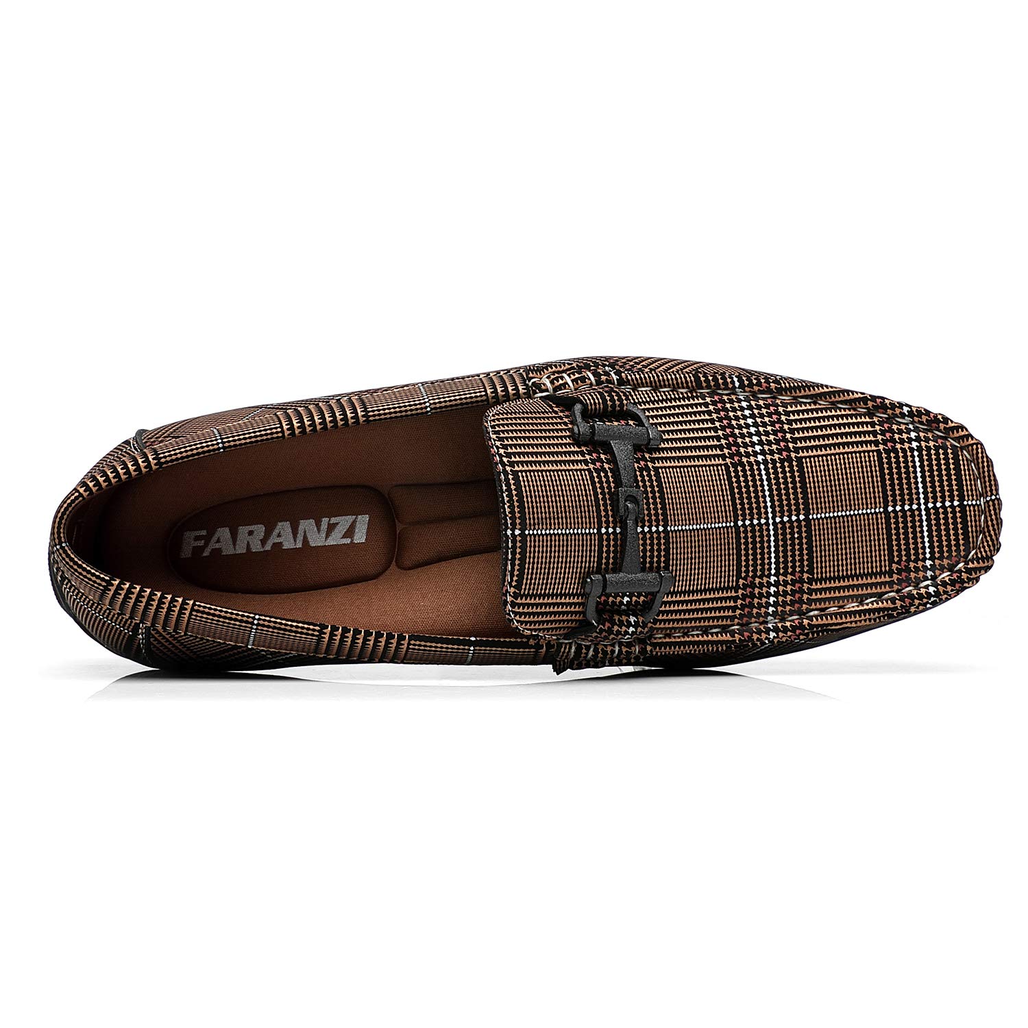 Faranzi Mens Penny Loafers Driving Moccasins Slip on Loafers Lightweight Comfortable Casual Driving Shoes Boat Shoes for Men