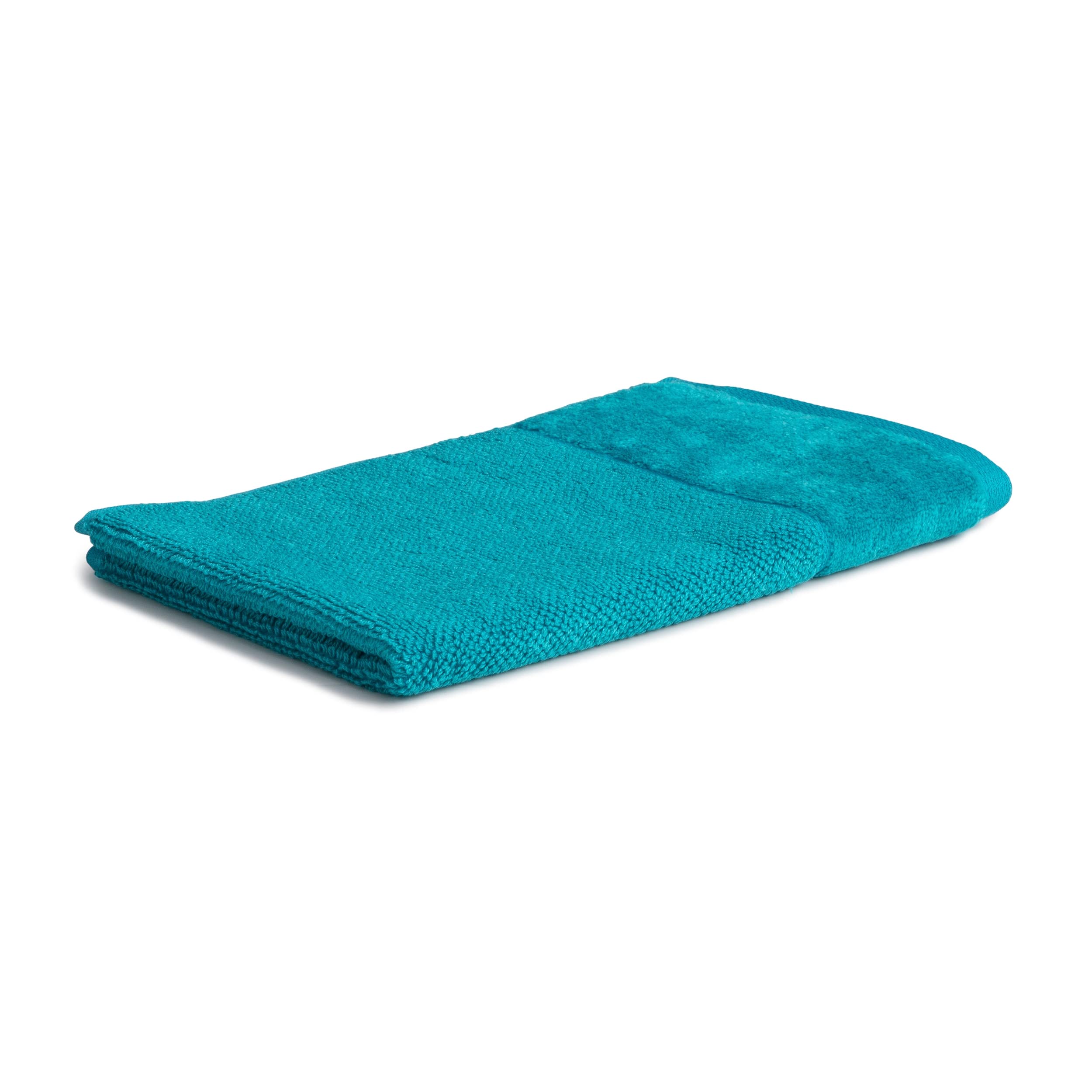 Möve Bamboo Luxe guest towel 30 x 50 cm made of 60% cotton / 40% viscose from bamboo cellulose, ocean