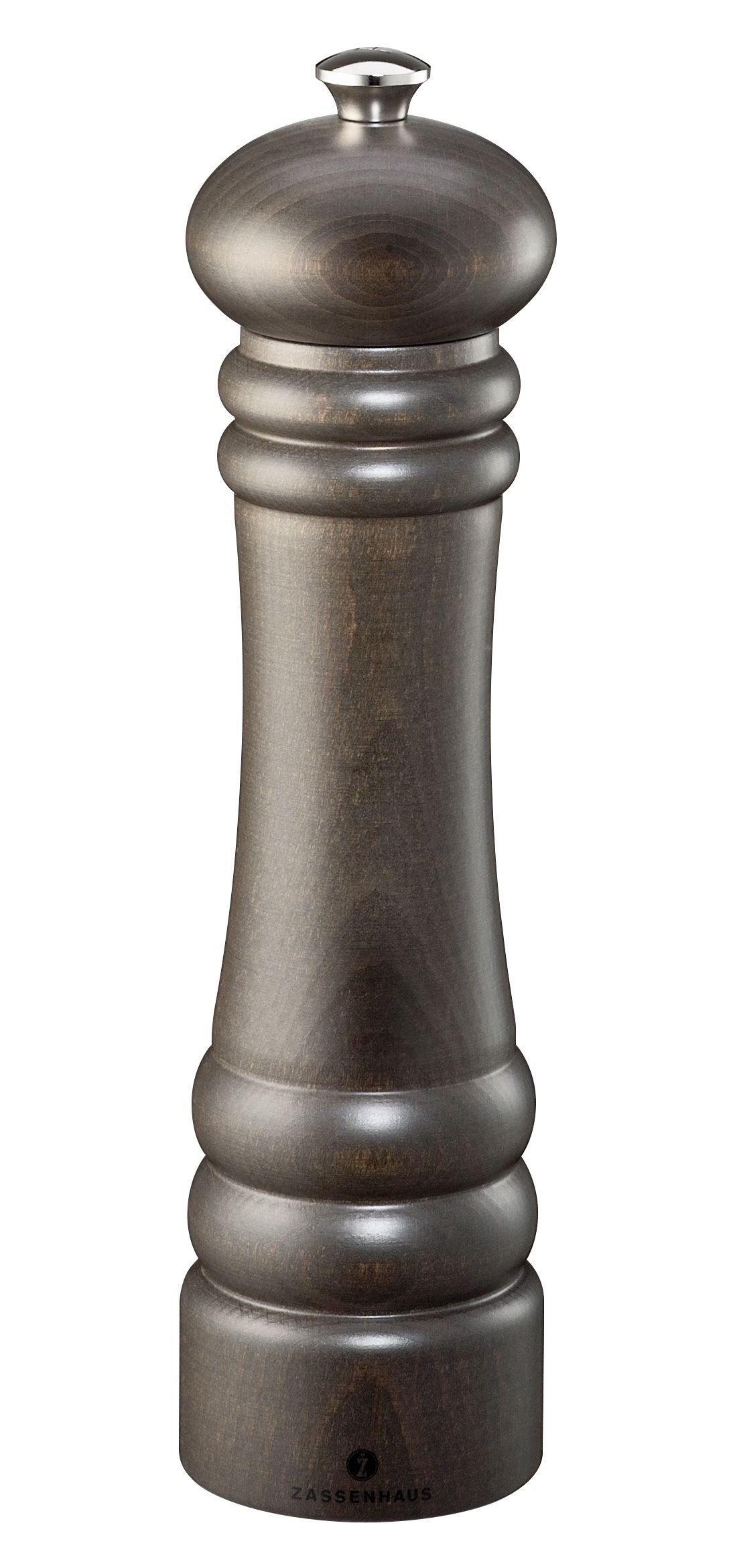 Zassenhaus "Berlin Pepper Mill, Wood, Dark Brown, 9 x 12 x 16 cm — image 1