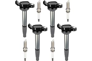 KERBIY Ignition Coil Pack UF596 and Iridium Spark Plug Compatible with Toyota Corolla Prius Matrix for Pontiac Vibe for Scion xD for Lexus CT200h 1.8L 2009 2010 2011 2012 2013 2014 2015 Replaces UF619