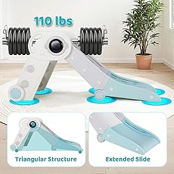 Arlopu Folding Toddler Slide with Climber, Indoor