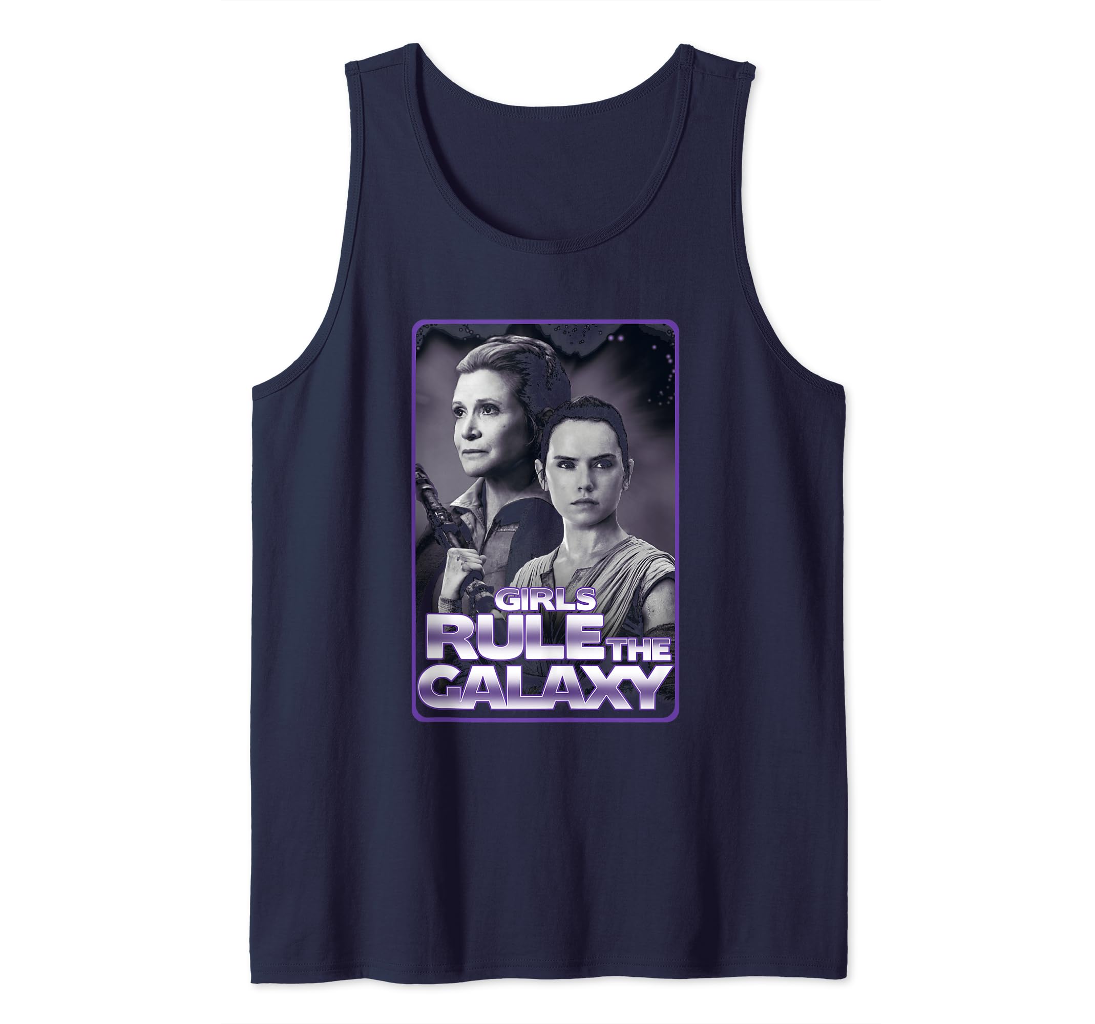 Star Wars General Organa, Rey Episode 7 Sticker Tank Top