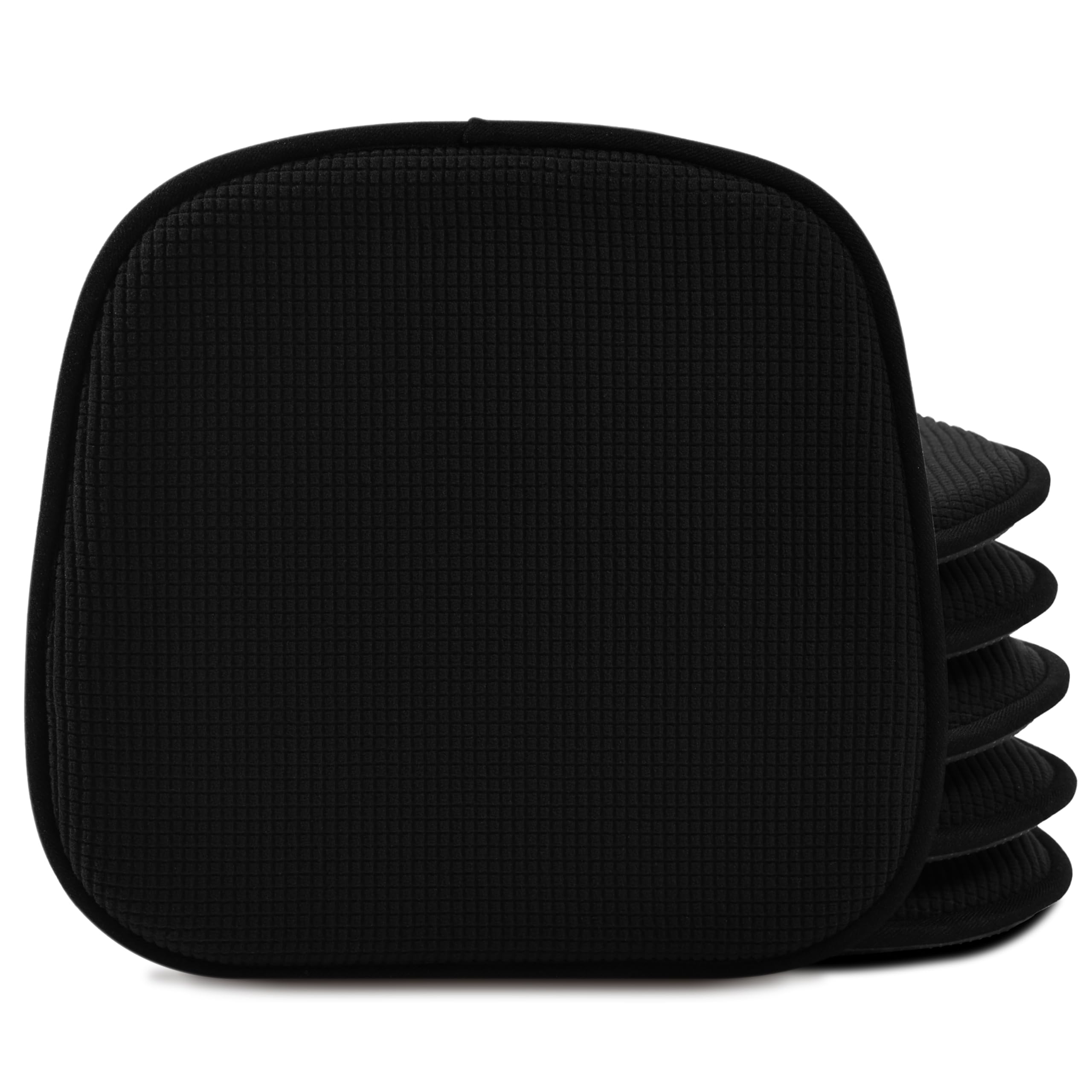 Photo 1 of Shinnwa Dining Chair Cushions 6 Pack, Non Slip Indoor Chair Pads, U-Shaped Kitchen Seat Cushions, Set of 6, 15 x 16 Inches, Black