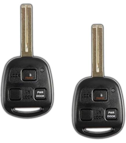 Keyless Remote Shell For 2004-2006 Lexus RX330 – Uncut Blade, Black, HYQ1512V