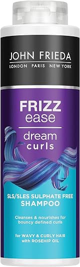 John Frieda Frizz Ease Dream Curls Shampoo 500ml Anti-Frizz for Curly Wavy Hair view 1